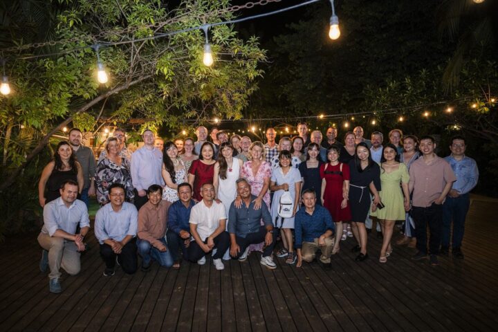 The d2o team gathered in Costa Rica for the company’s 25th anniversary.